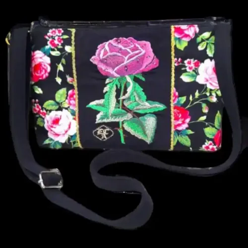 borsa a tracolla tema rose